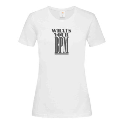 What's Your BPM - Stedman Ladies Classic Tee Thumbnail