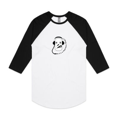 psytrance head 2 - AS Colour - Raglan Tee Thumbnail